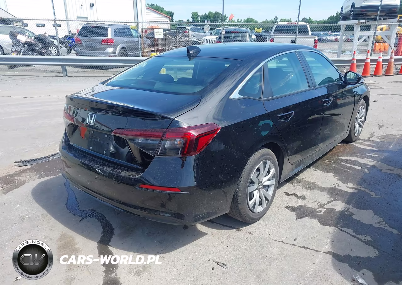 2025 Honda Civic Lx VIN:2HGFE2F21SH604656 - 4
