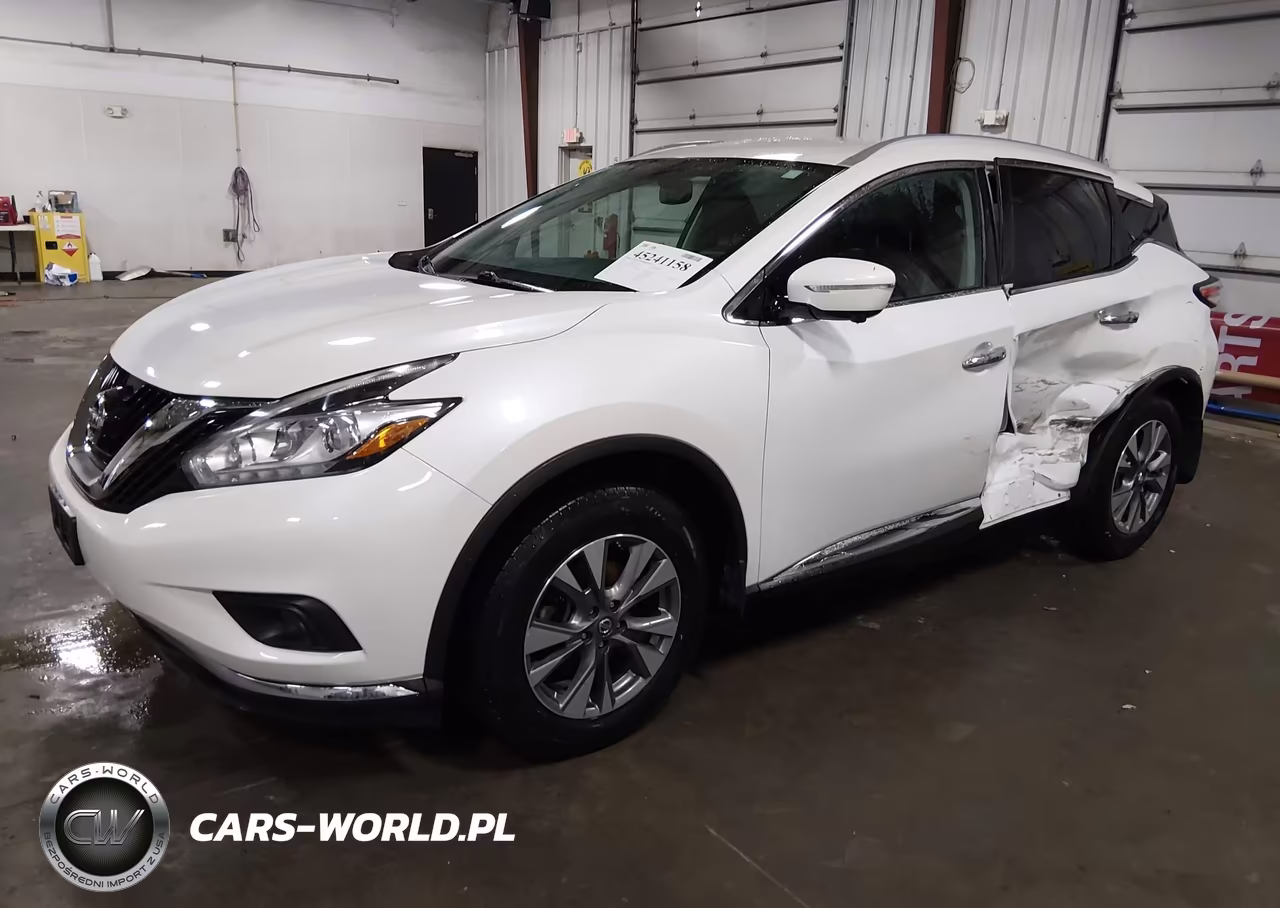 2015 Nissan Murano Sl VIN:5N1AZ2MH7FN261736 - 2