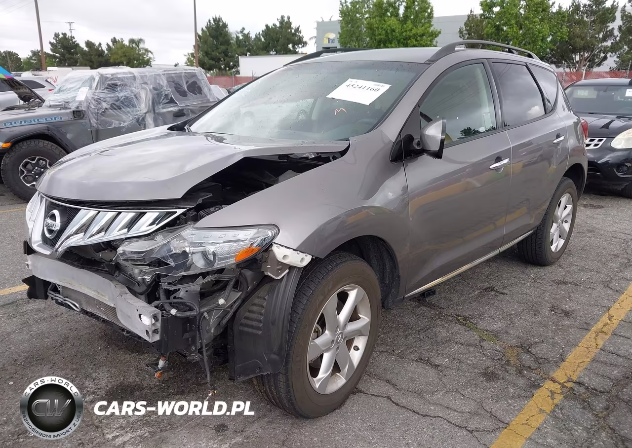 2010 Nissan Murano Sl VIN:JN8AZ1MU1AW014604 - 2