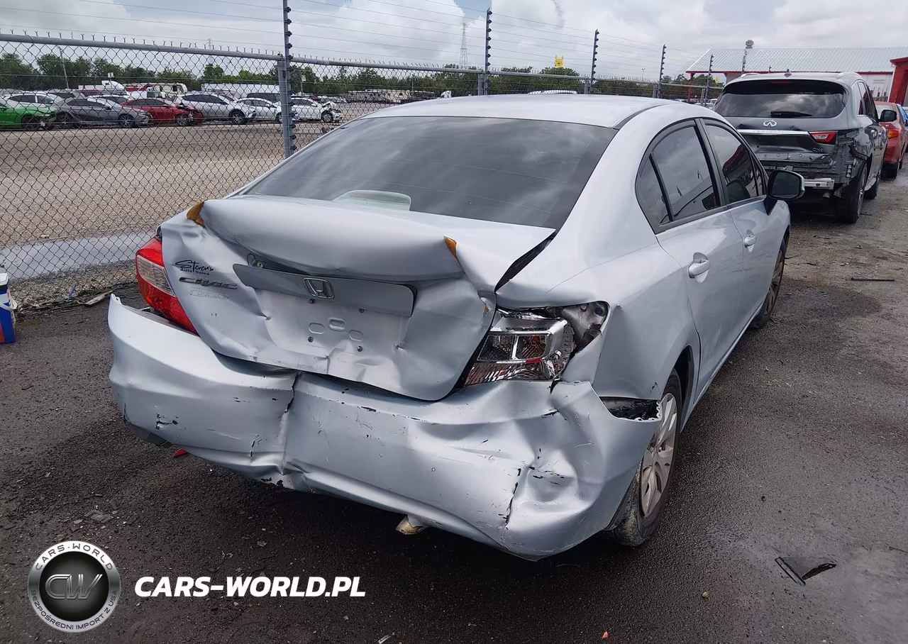 2012 Honda Civic Lx VIN:2HGFB2F59CH551337 - 4