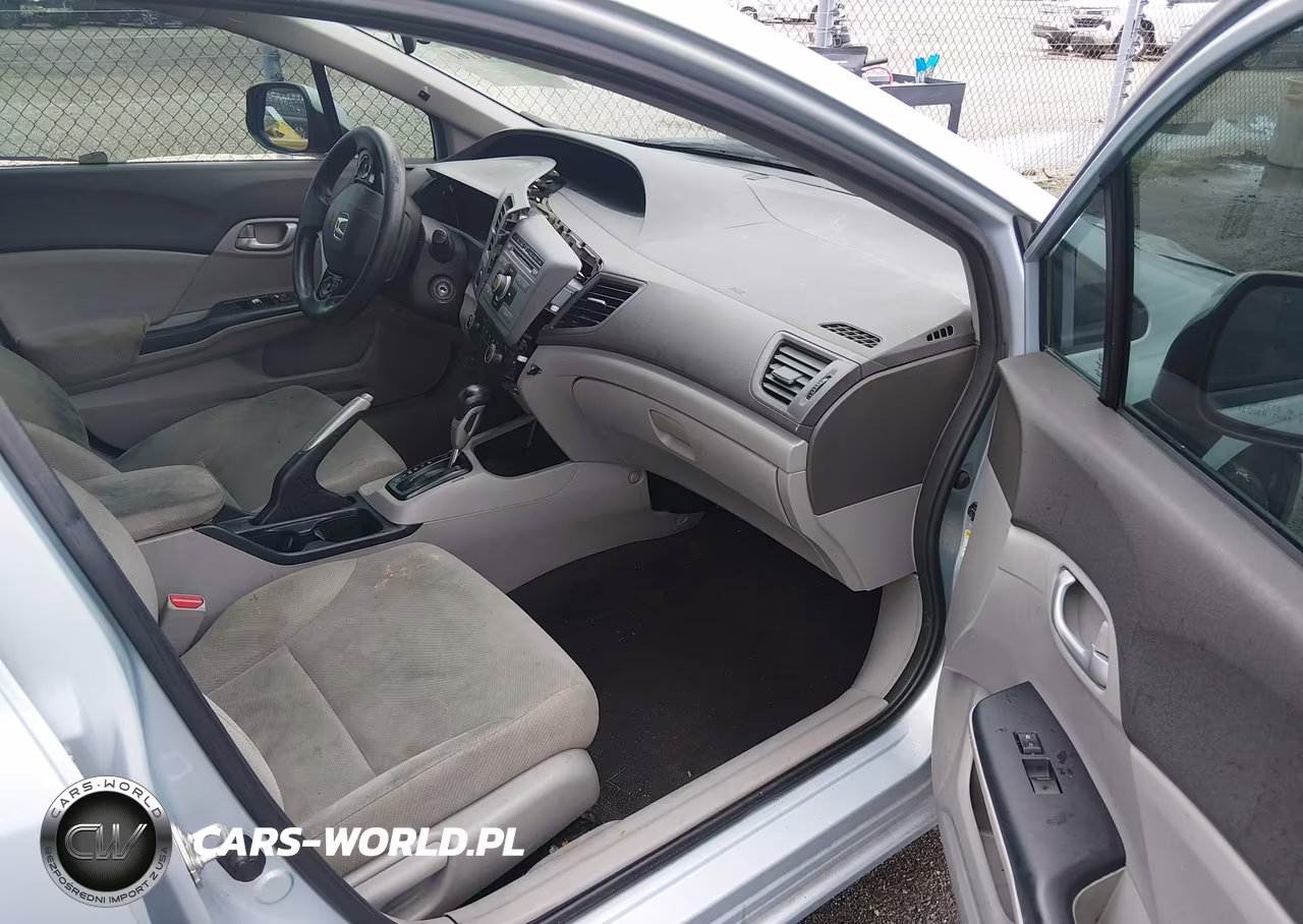 2012 Honda Civic Lx VIN:2HGFB2F59CH551337 - 5