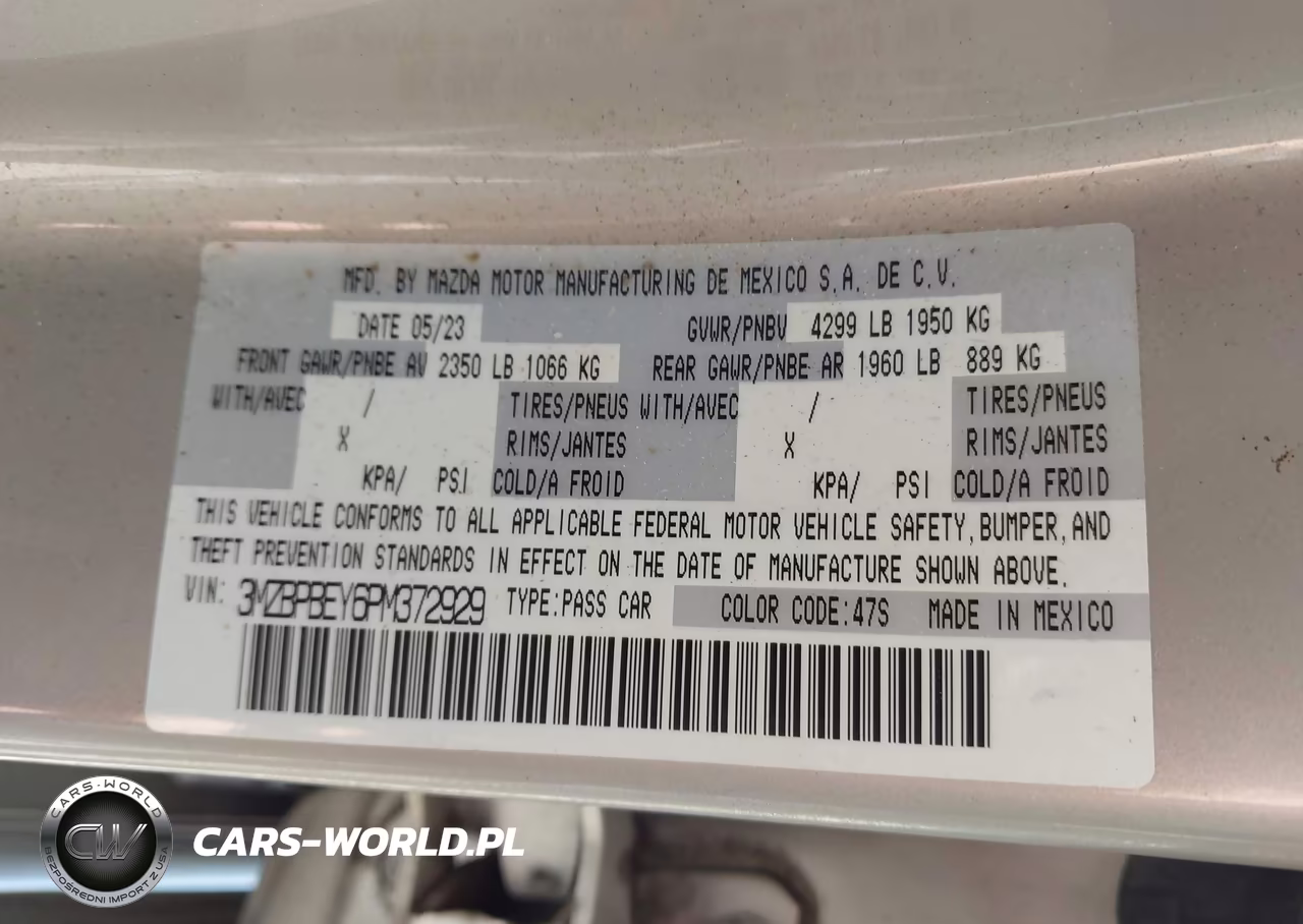 2023 Mazda Mazda3 2.5 Turbo Premium Plus VIN:3MZBPBEY6PM372929 - 9