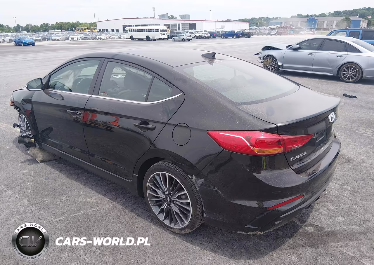 2018 Hyundai Elantra Sport VIN:KMHD04LB8JU724403 - 3