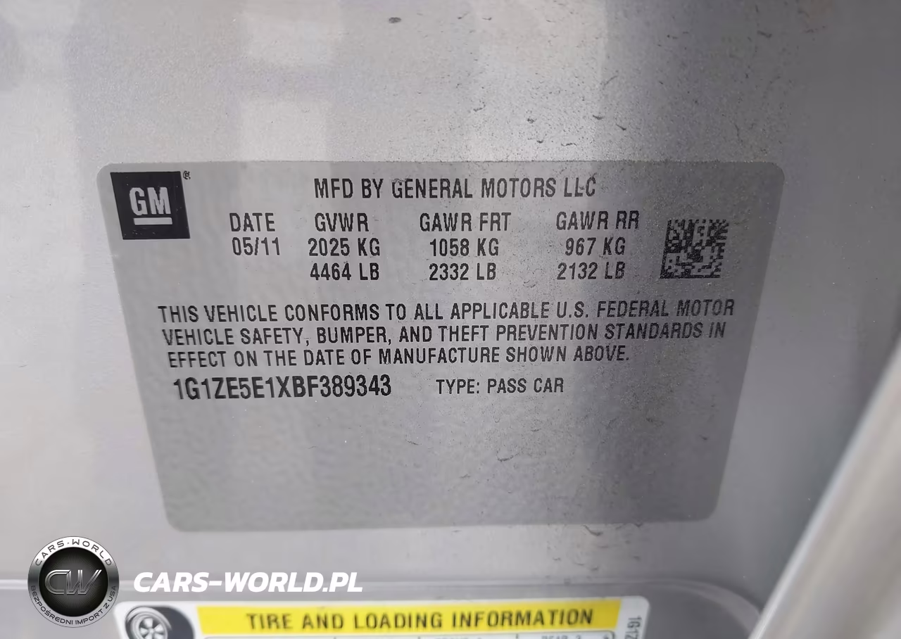 2011 Chevrolet Malibu Ltz VIN:1G1ZE5E1XBF389343 - 9