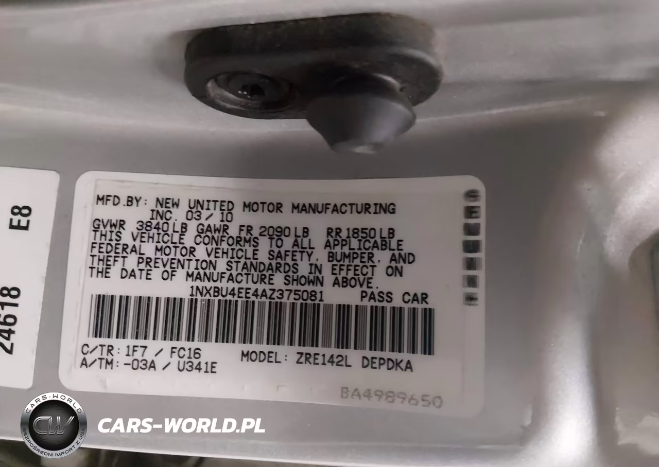 2010 Toyota Corolla Le VIN:1NXBU4EE4AZ375081 - 9