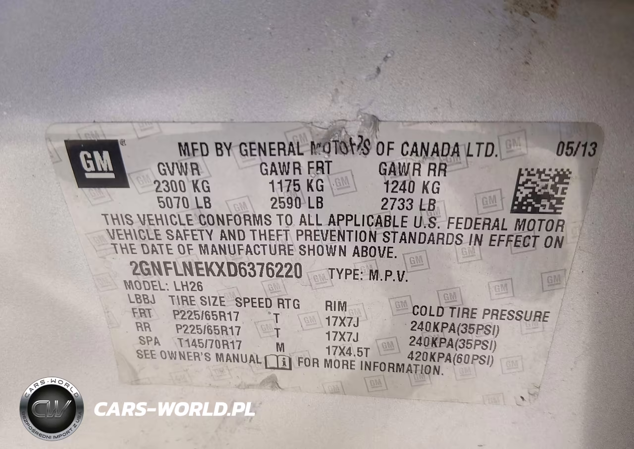 2013 Chevrolet Equinox 2Lt VIN:2GNFLNEKXD6376220 - 9