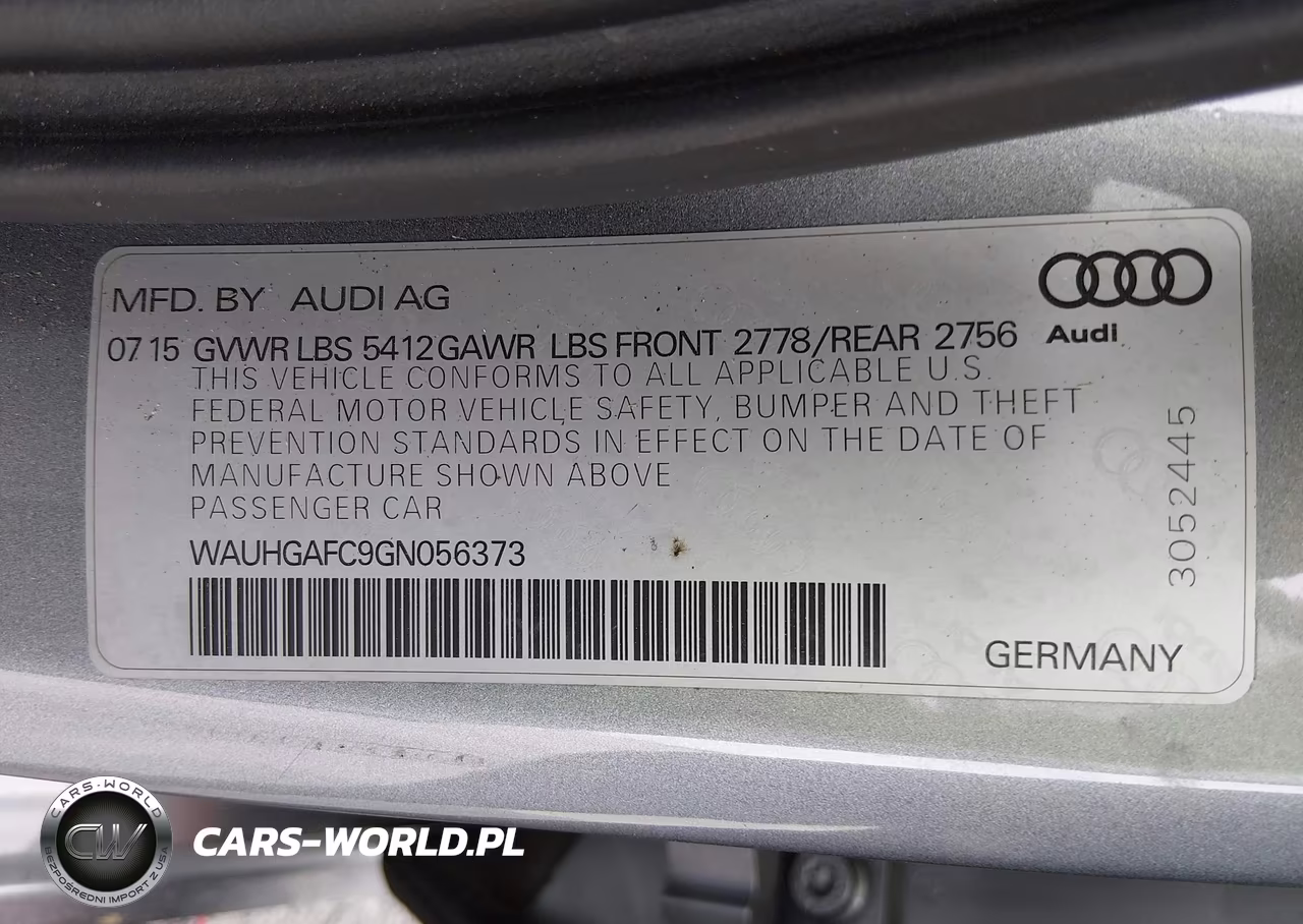 2016 Audi A6 3.0T Premium Plus VIN:WAUHGAFC9GN056373 - 9