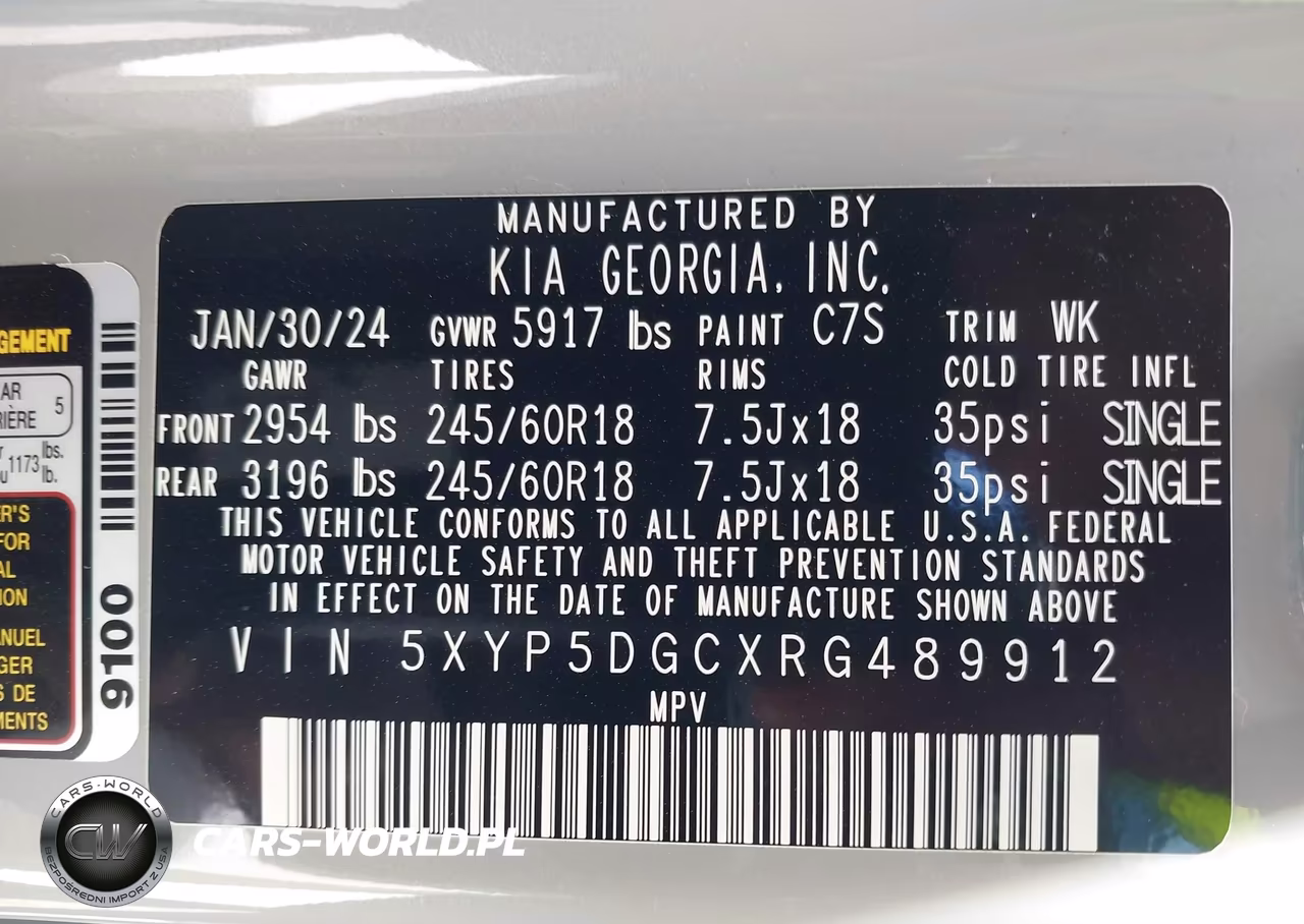 2024 Kia Telluride Sx X-Pro VIN:5XYP5DGCXRG489912 - 9
