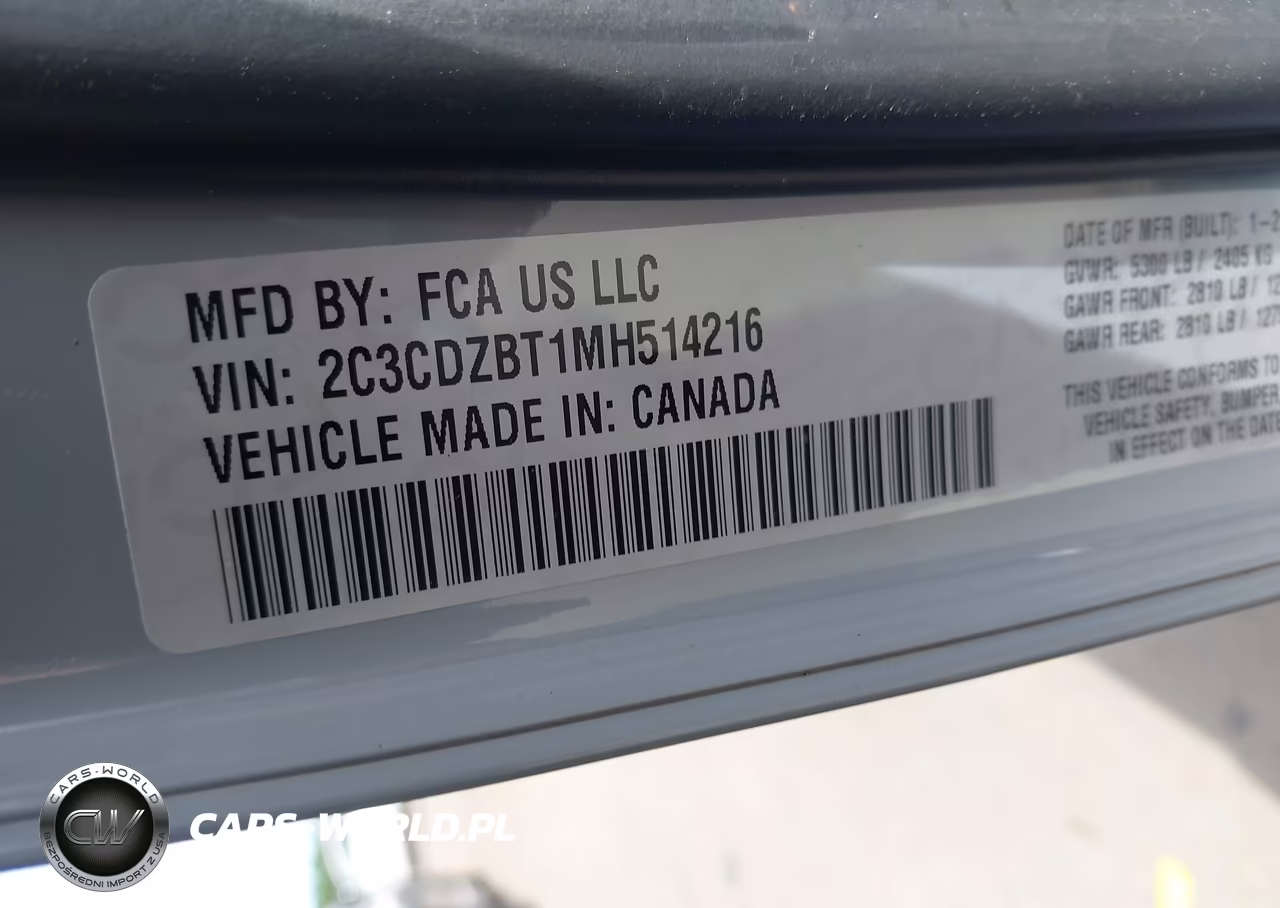 2021 Dodge Challenger R-T VIN:2C3CDZBT1MH514216 - 9