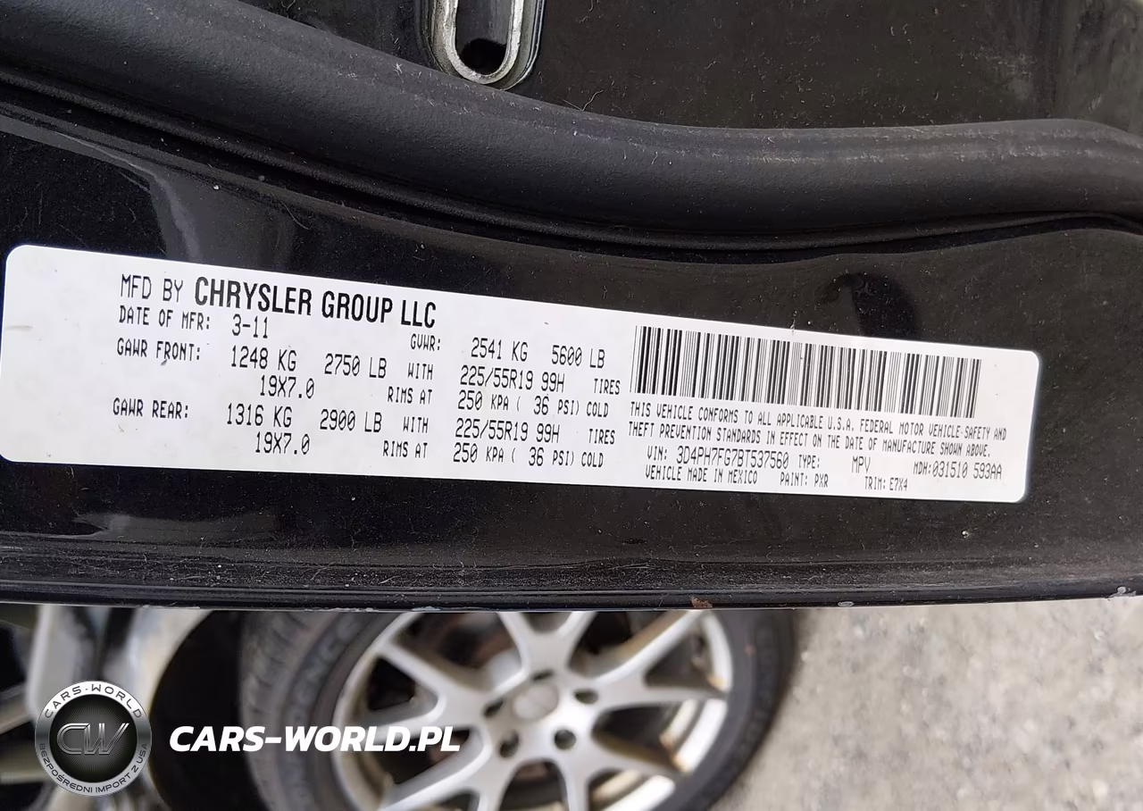2011 Dodge Journey R-T VIN:3D4PH7FG7BT537560 - 9