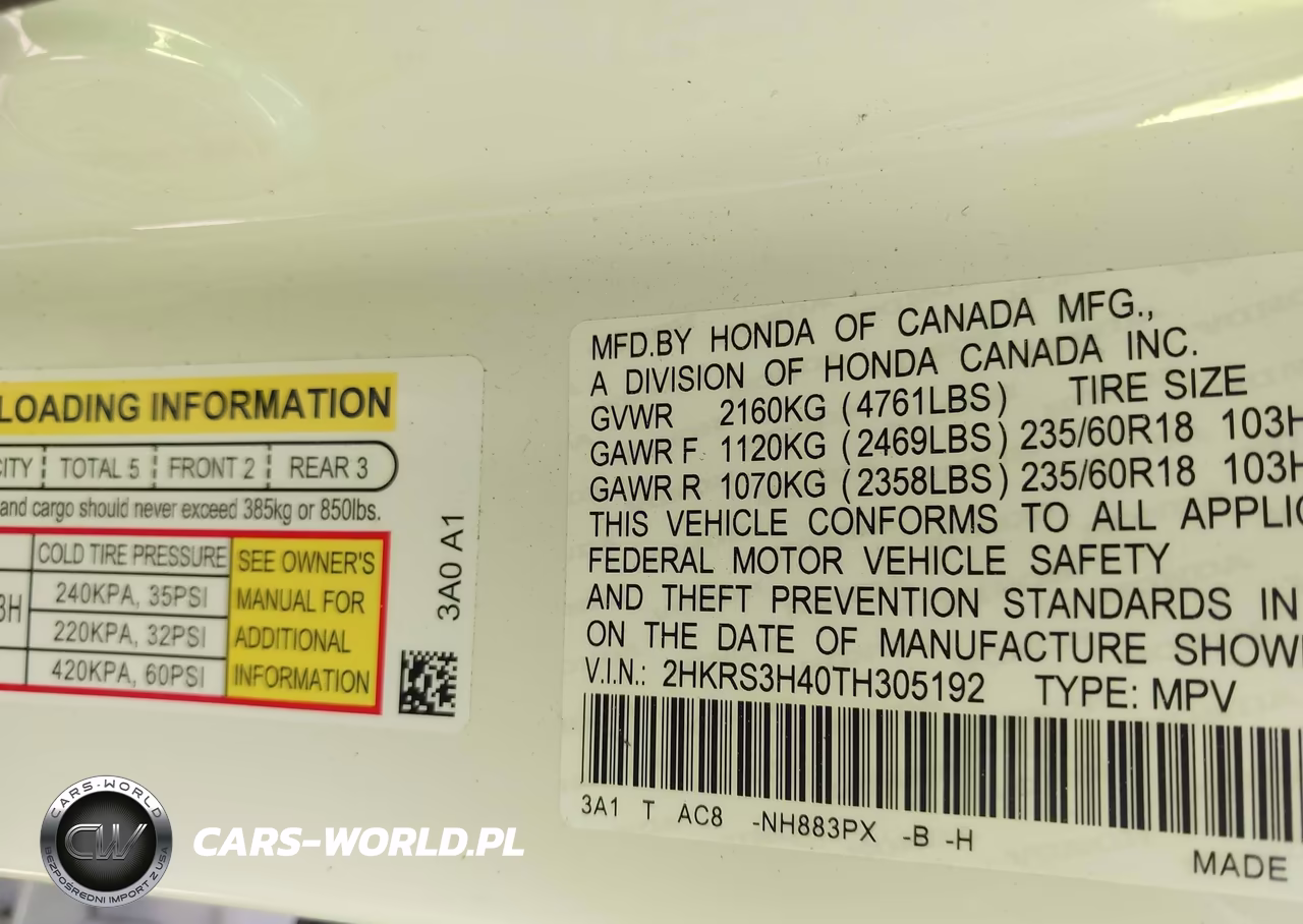 2026 Honda Cr-V Ex 2Wd VIN:2HKRS3H40TH305192 - 9