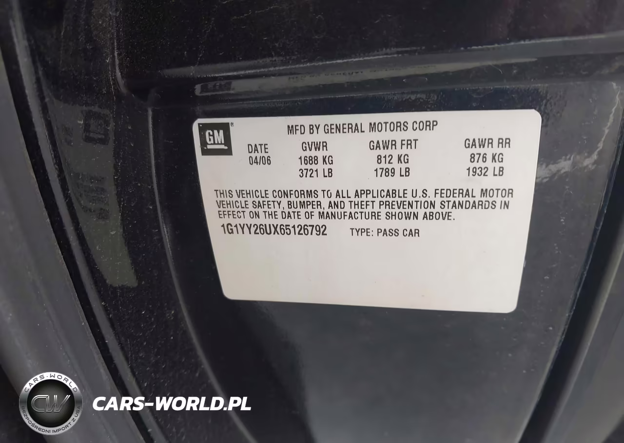 2006 Chevrolet Corvette VIN:1G1YY26UX65126792 - 9