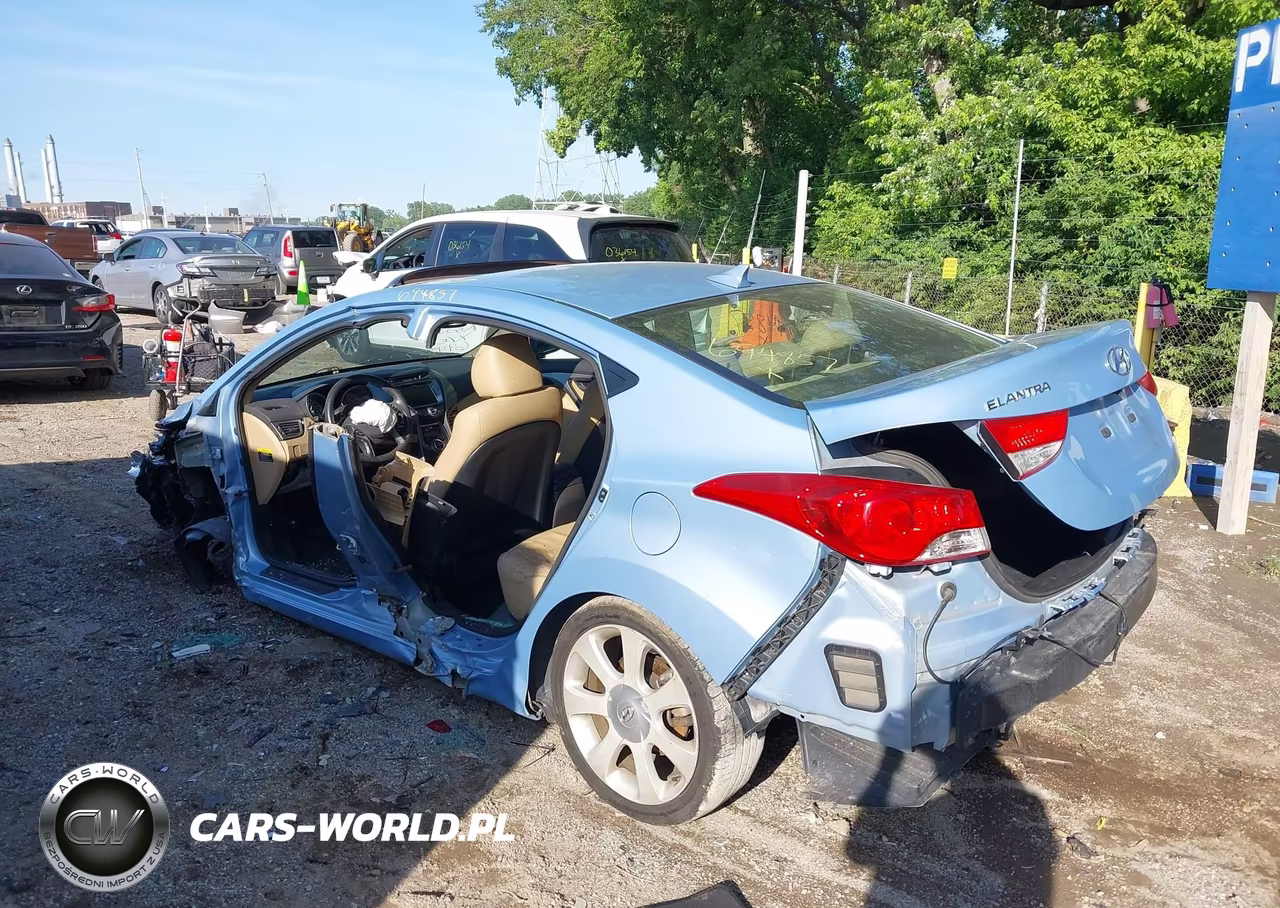 2013 Hyundai Elantra Limited VIN:KMHDH4AE2DU694857 - 3