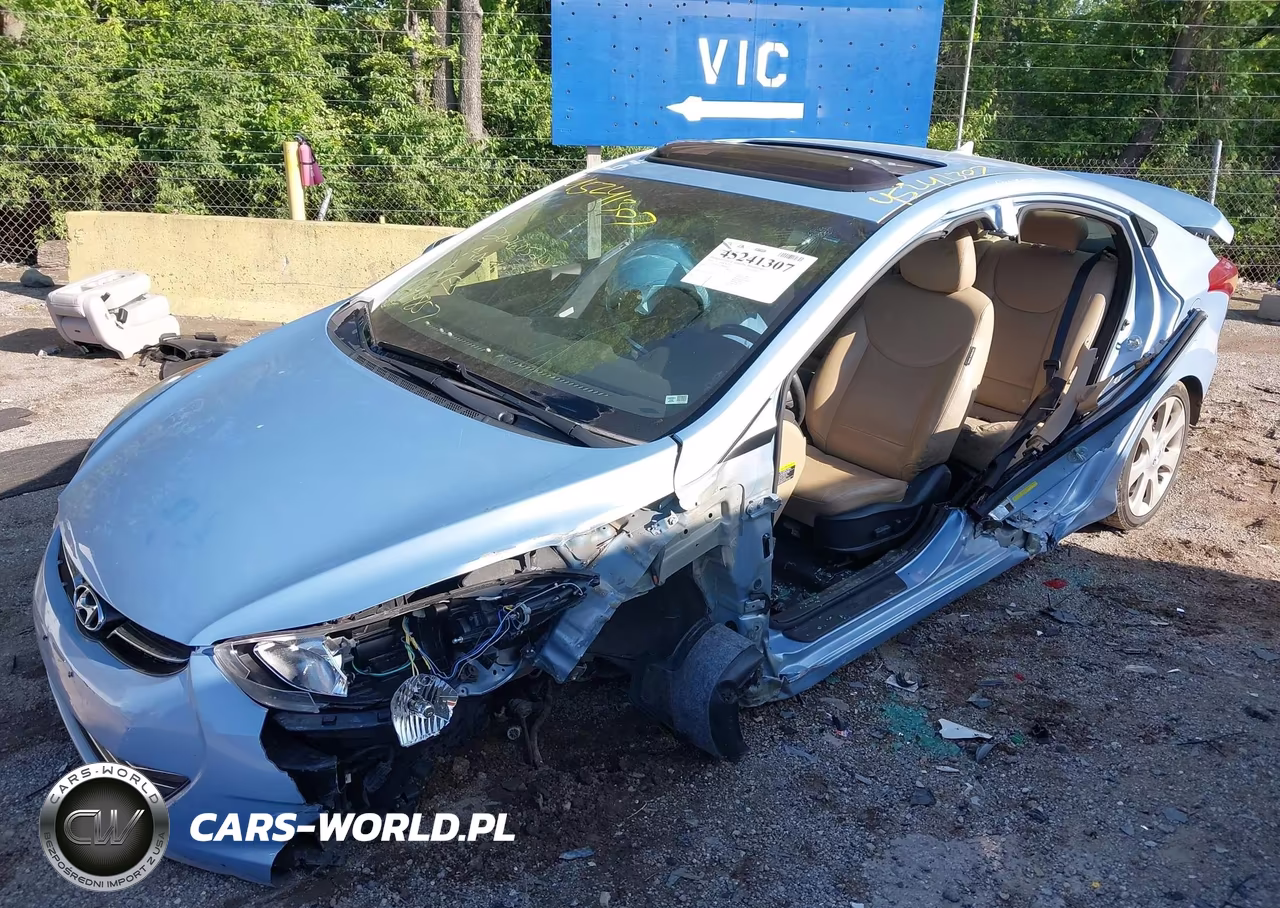 2013 Hyundai Elantra Limited VIN:KMHDH4AE2DU694857 - 6