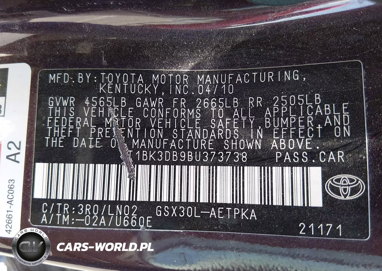 2011 Toyota Avalon Limited VIN:4T1BK3DB9BU373738 - 9