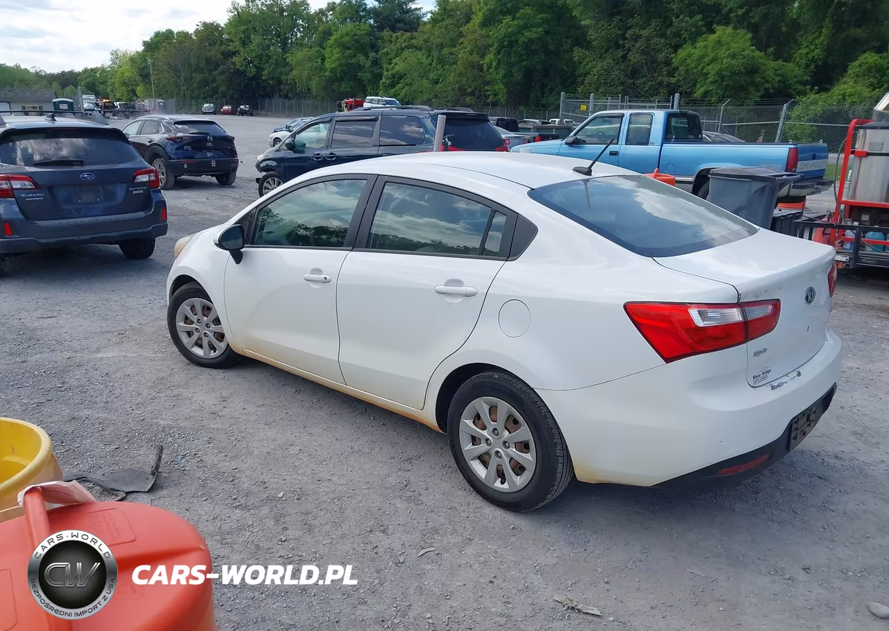 2013 Kia Rio Lx VIN:KNADM4A36D6219499 - 3
