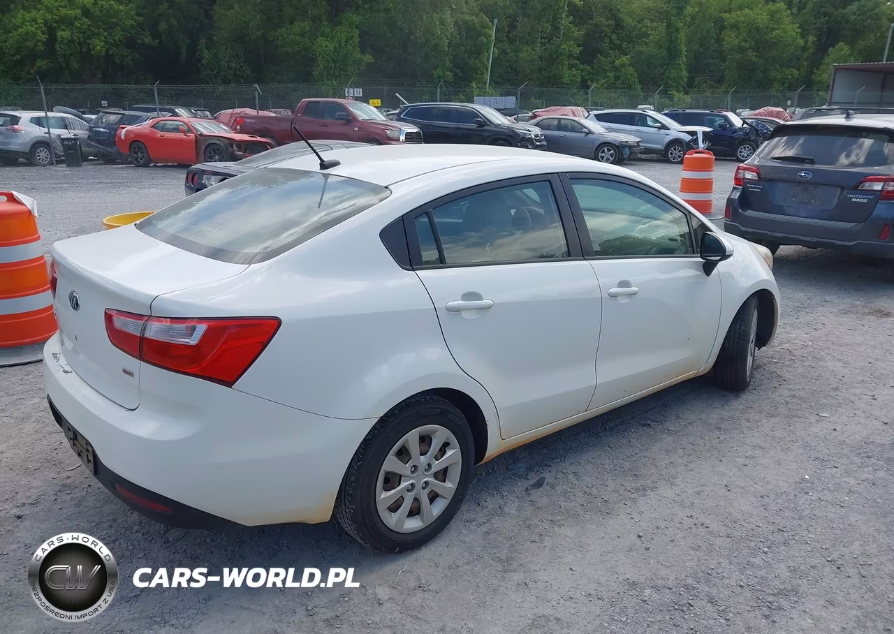 2013 Kia Rio Lx VIN:KNADM4A36D6219499 - 4