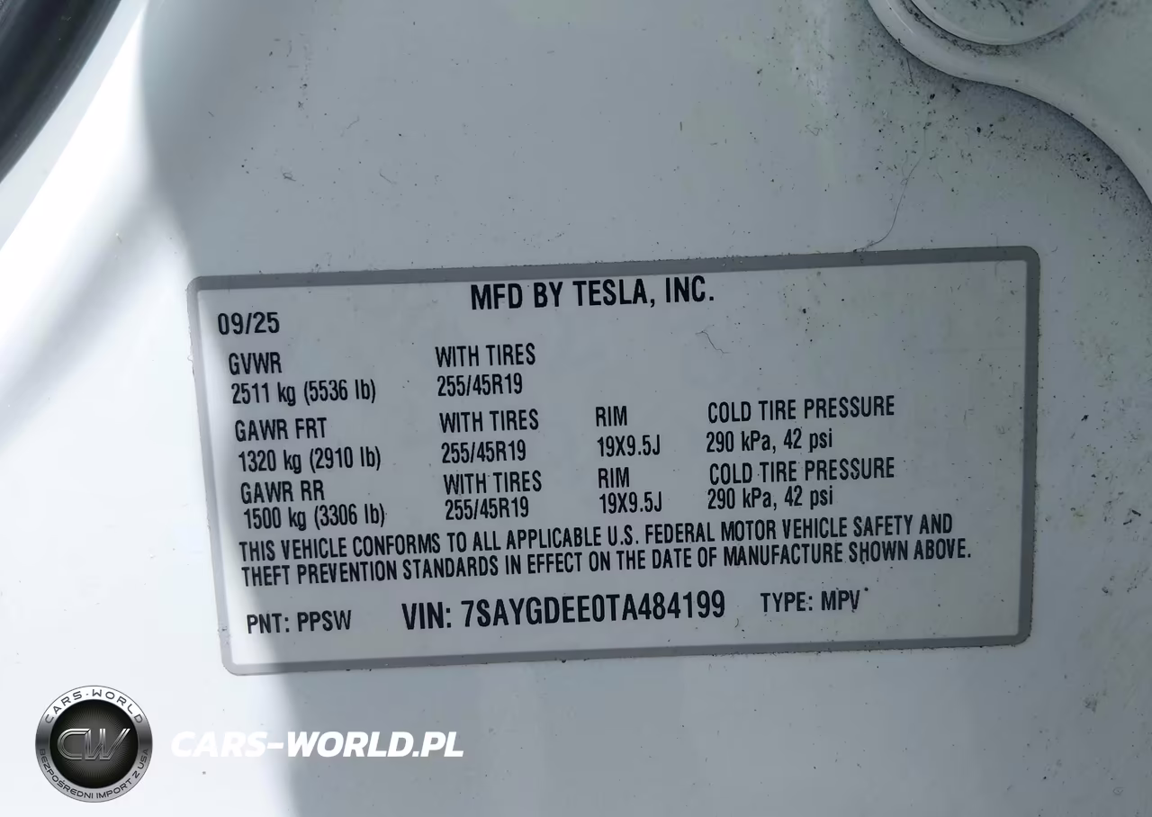 2026 Tesla Model Y All-Wheel Drive-Long Range Launch Series-Premium All-Wheel Drive VIN:7SAYGDEE0TA484199 - 9