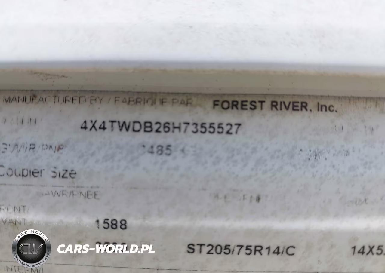 2017 Forest River Wildwood VIN:4X4TWDB26H7355527 - 9