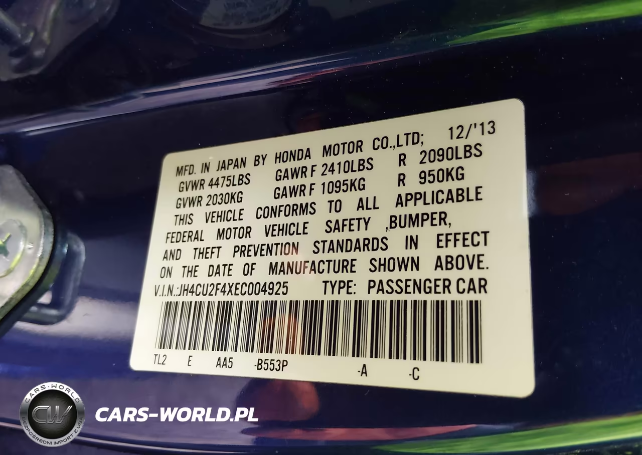 2014 Acura Tsx 2.4 VIN:JH4CU2F4XEC004925 - 9