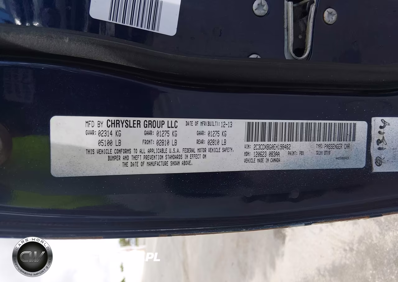 2014 Dodge Charger Se VIN:2C3CDXBG0EH198462 - 9