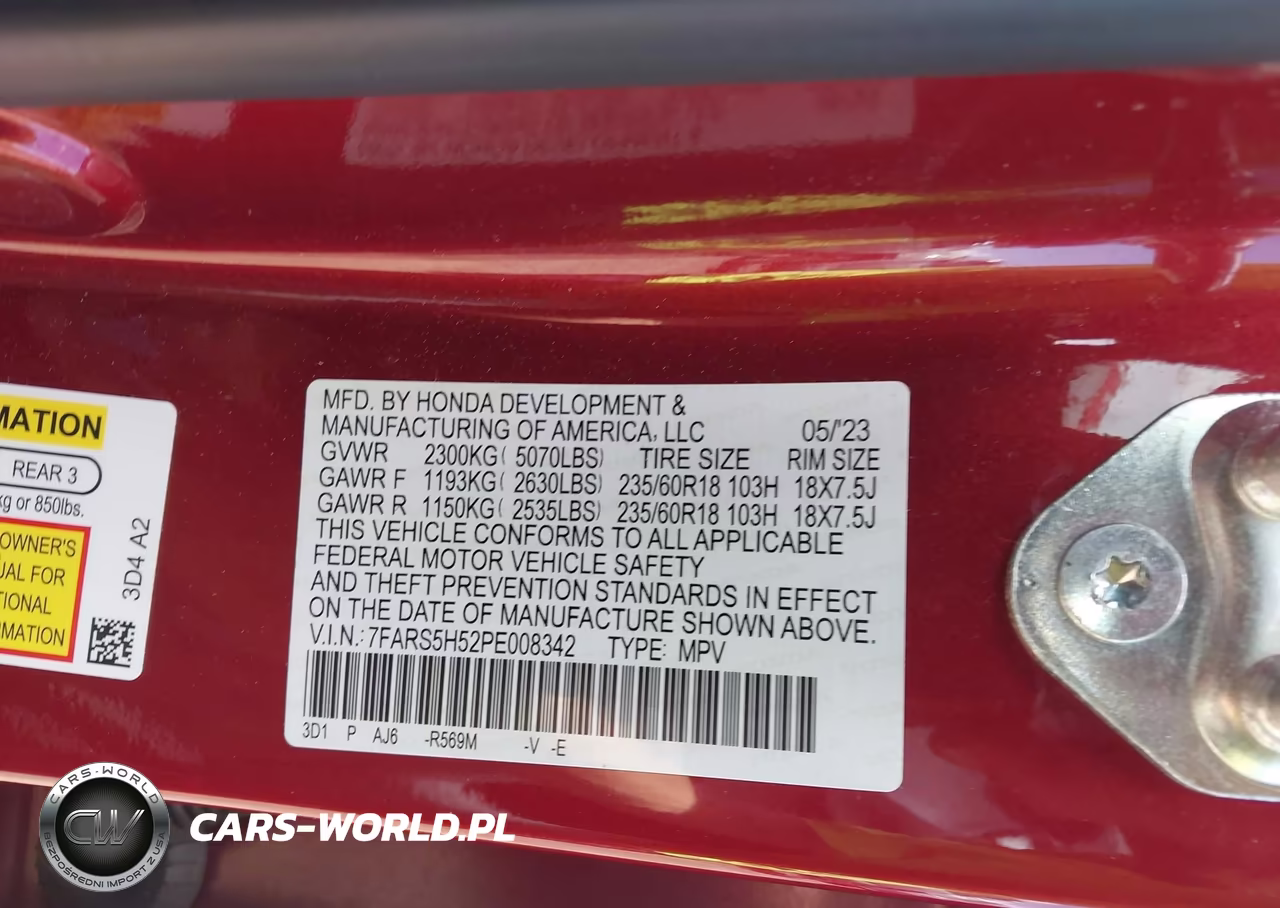 2023 Honda Cr-V Hybrid Sport VIN:7FARS5H52PE008342 - 9