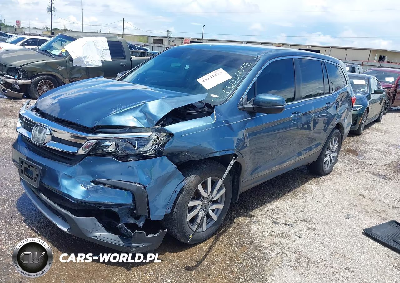 2019 Honda Pilot Ex VIN:5FNYF5H33KB046634 - 2