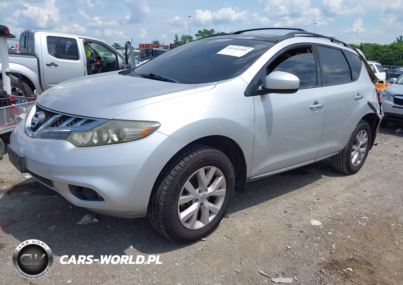 2011 Nissan Murano Sv VIN:JN8AZ1MU2BW068575 - 2