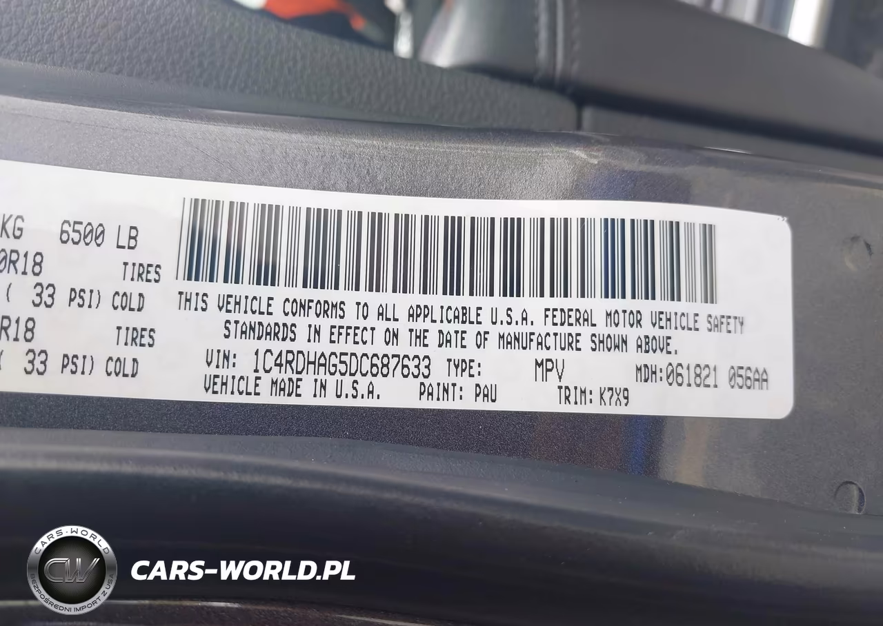 2013 Dodge Durango Sxt VIN:1C4RDHAG5DC687633 - 9