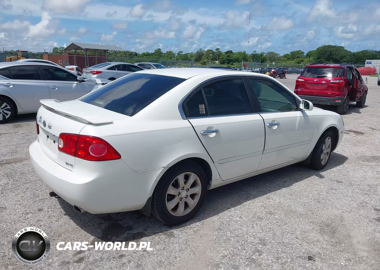 2007 Kia Optima Ex V6 VIN:KNAGE124975153783 - 4