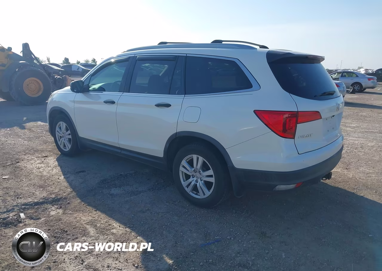 2017 Honda Pilot Lx VIN:5FNYF5H19HB038593 - 3