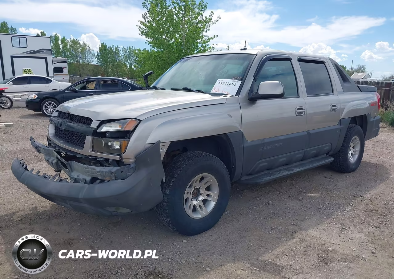 2003 Chevrolet Avalanche 1500 VIN:3GNEK13T43G285644 - 2