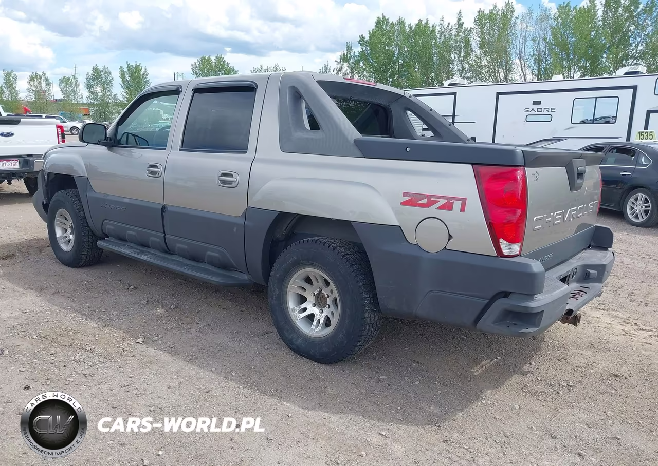 2003 Chevrolet Avalanche 1500 VIN:3GNEK13T43G285644 - 3