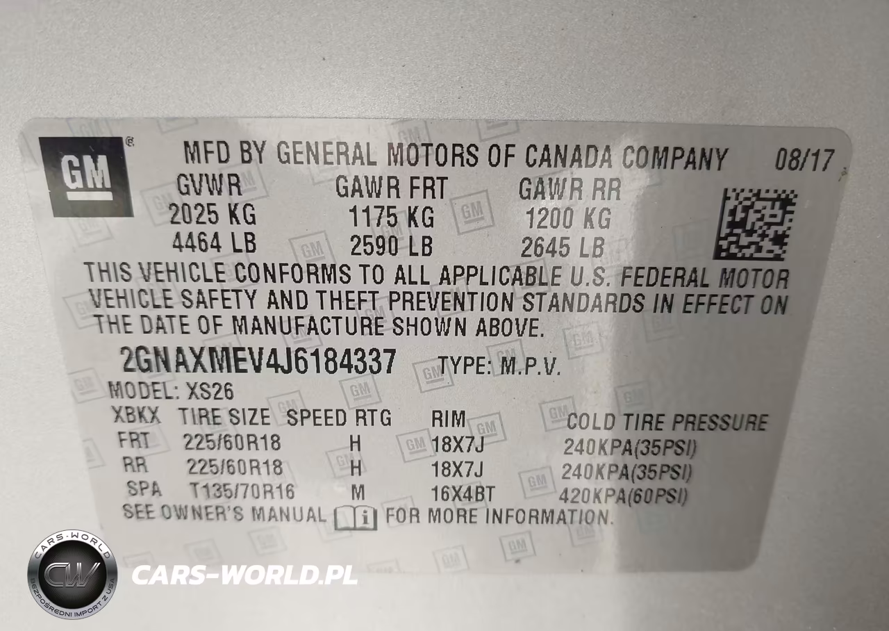 2018 Chevrolet Equinox Premier VIN:2GNAXMEV4J6184337 - 9