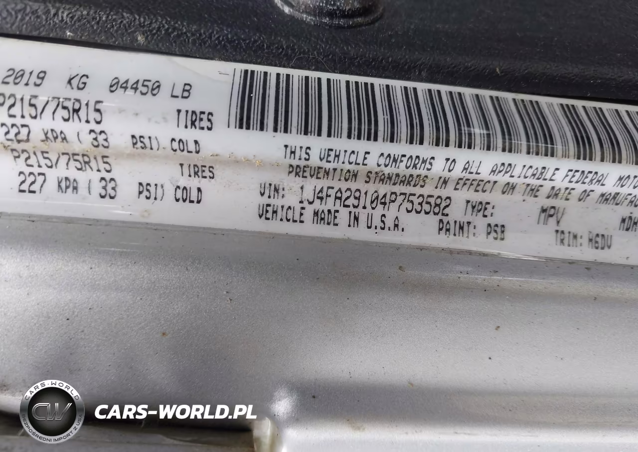 2004 Jeep Wrangler Se VIN:1J4FA29104P753582 - 9