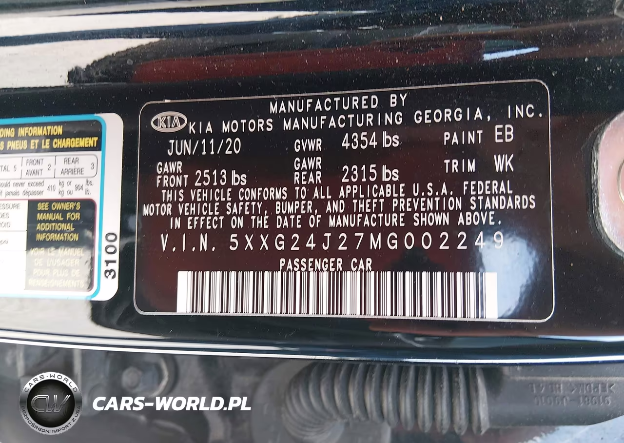2021 Kia K5 Lx VIN:5XXG24J27MG002249 - 9