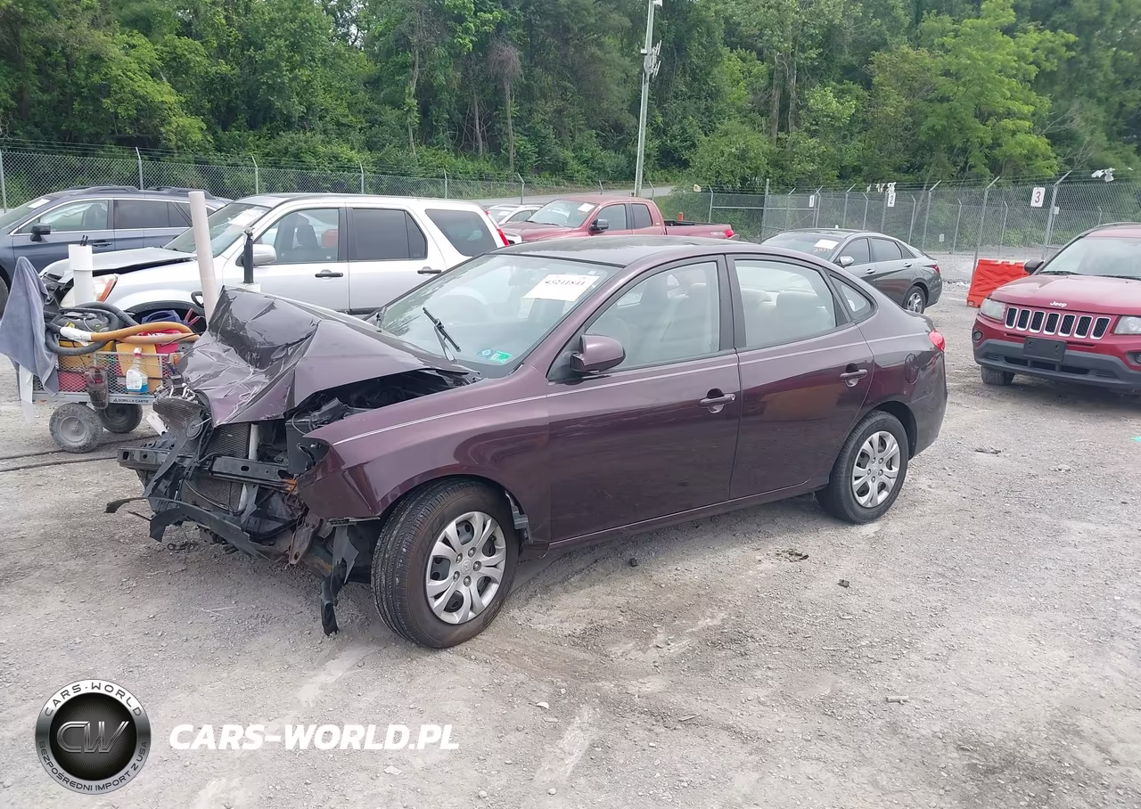 2009 Hyundai Elantra Gls VIN:KMHDU46D19U756204 - 2