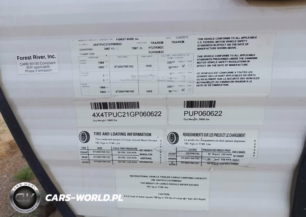 2016 Puma Camper Sal 27R VIN:4X4TPUC21GP060622 - 9