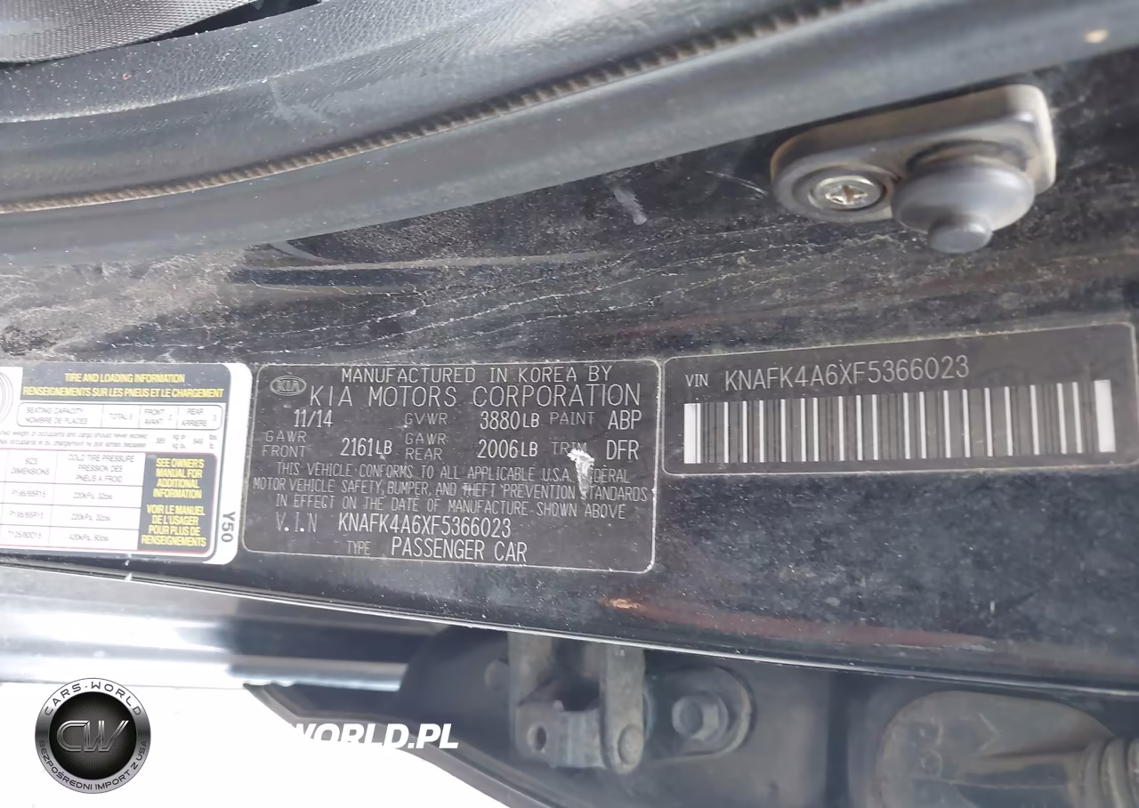 2015 Kia Forte Lx VIN:KNAFK4A6XF5366023 - 9