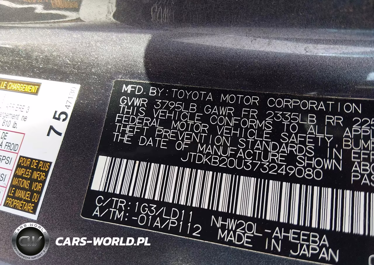 2007 Toyota Prius VIN:JTDKB20U373249080 - 9
