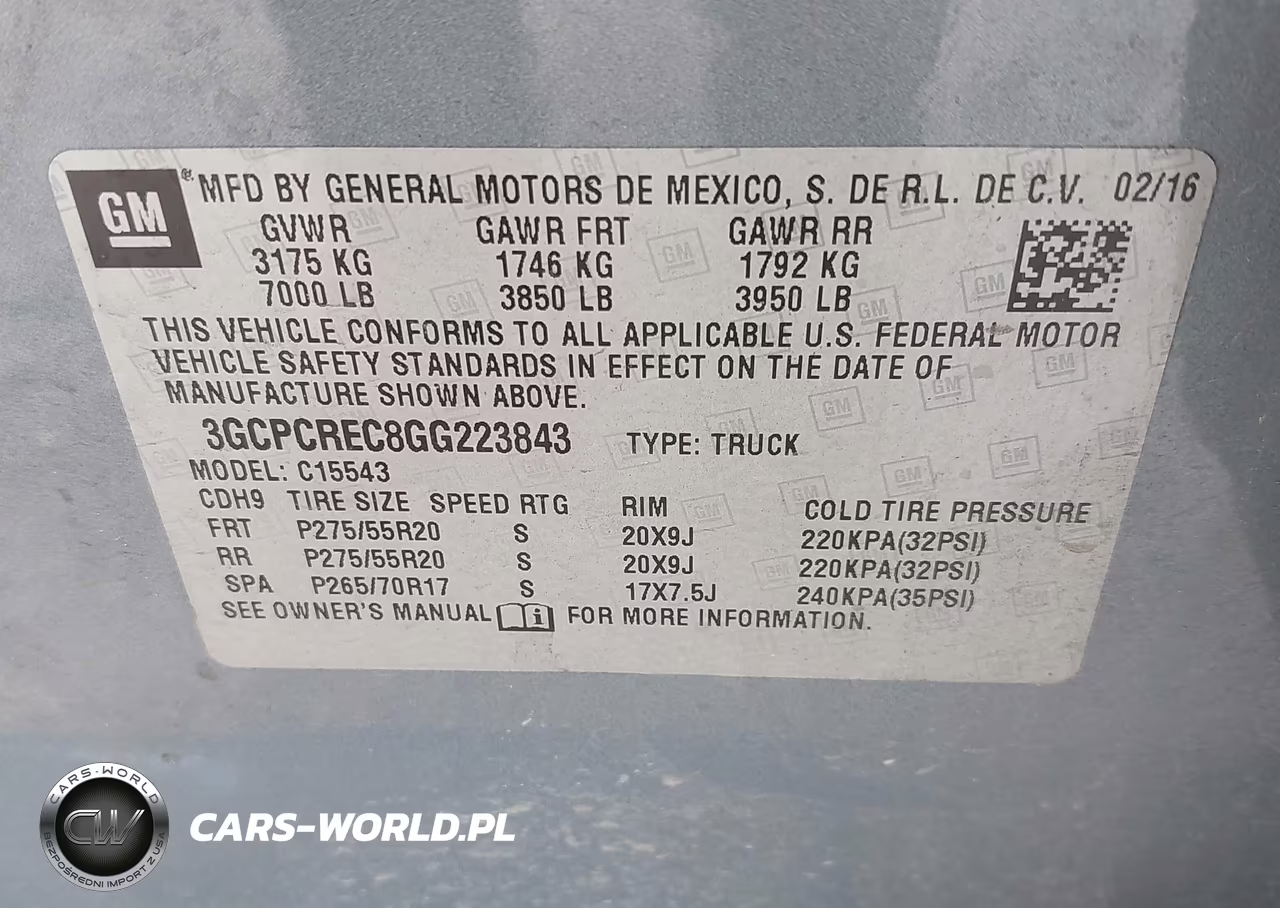2016 Chevrolet Silverado 1500 1Lt VIN:3GCPCREC8GG223843 - 9