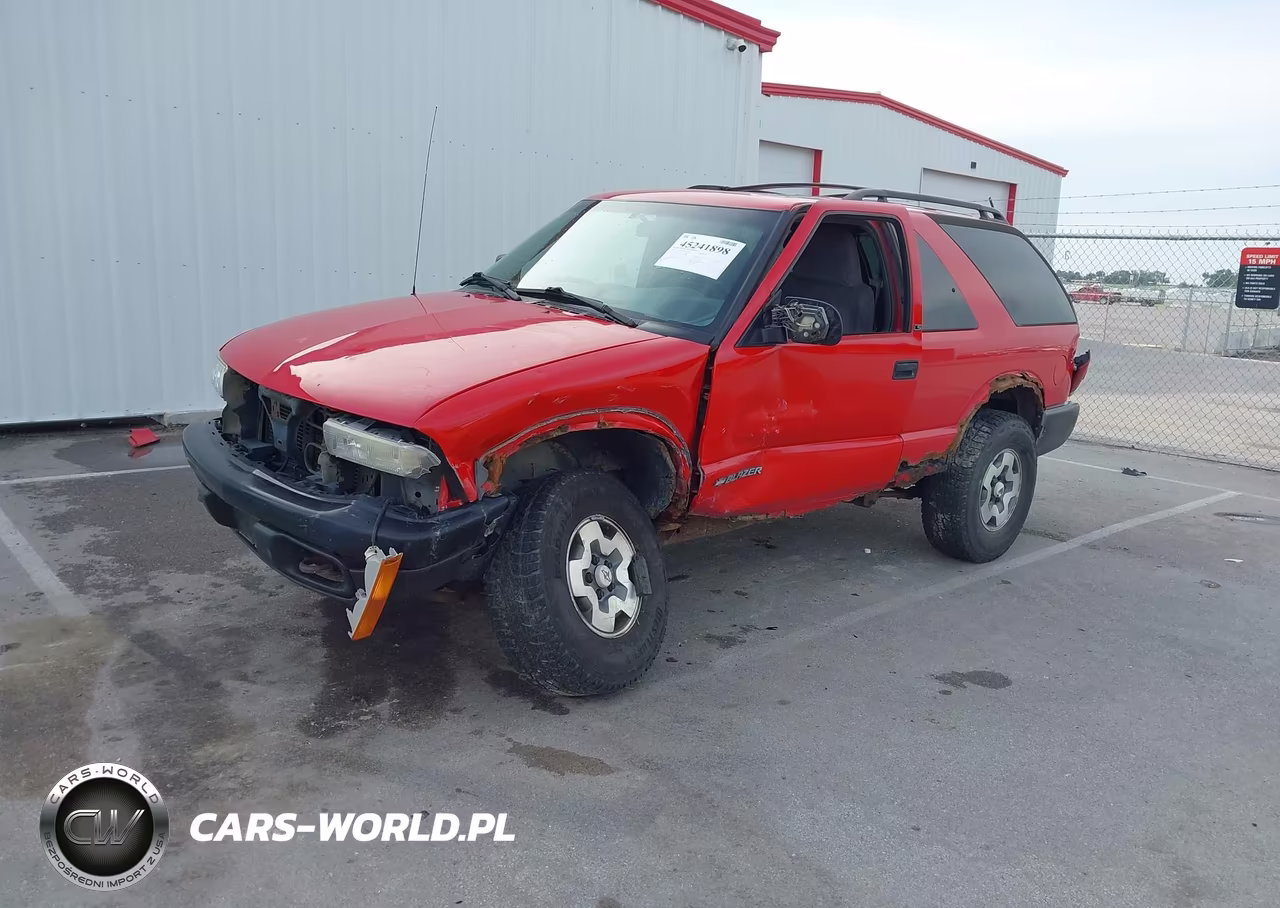2001 Chevrolet Blazer Ls VIN:1GNCT18W41K140097 - 2