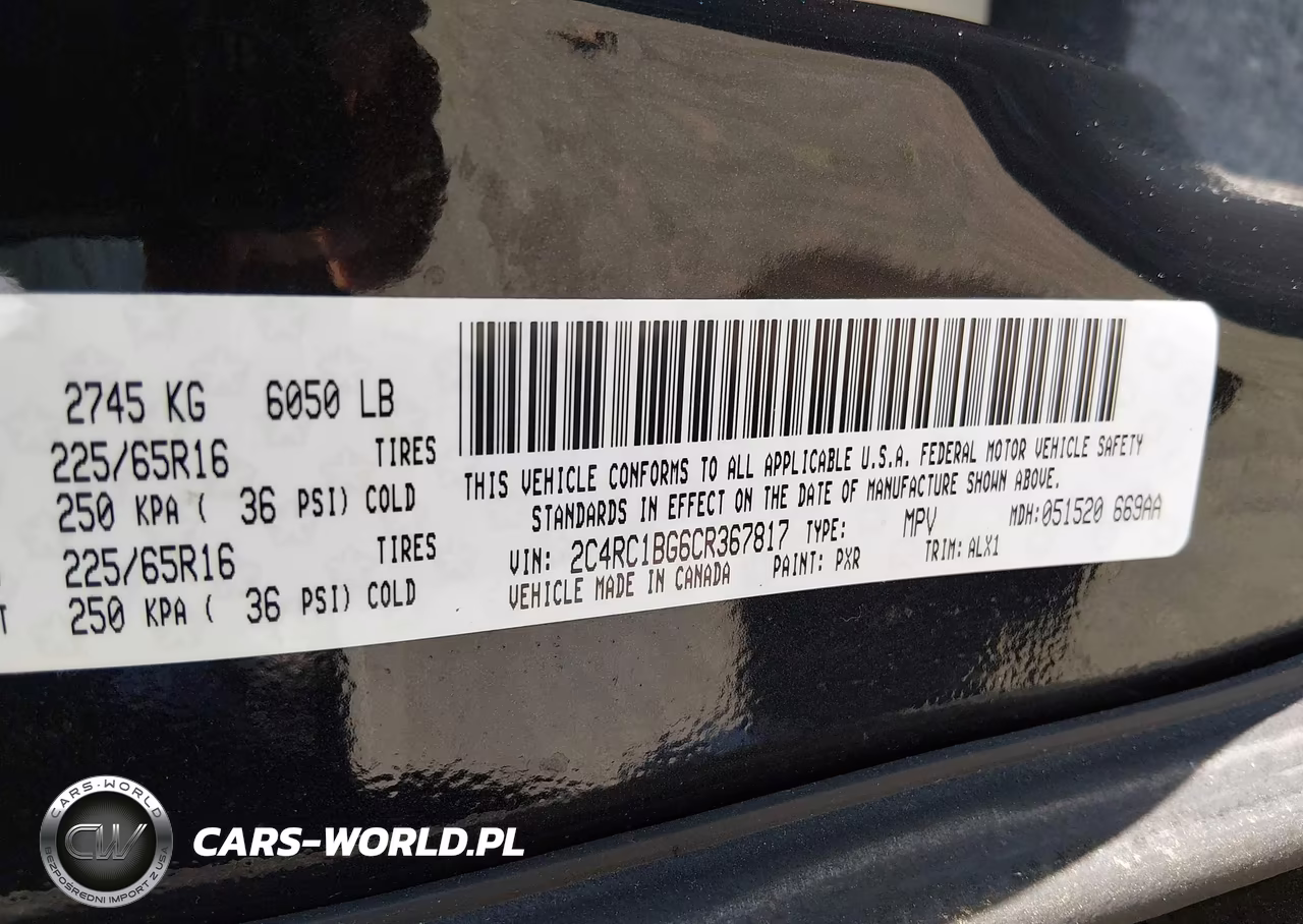 2012 Chrysler Town & Country Touring VIN:2C4RC1BG6CR367817 - 9