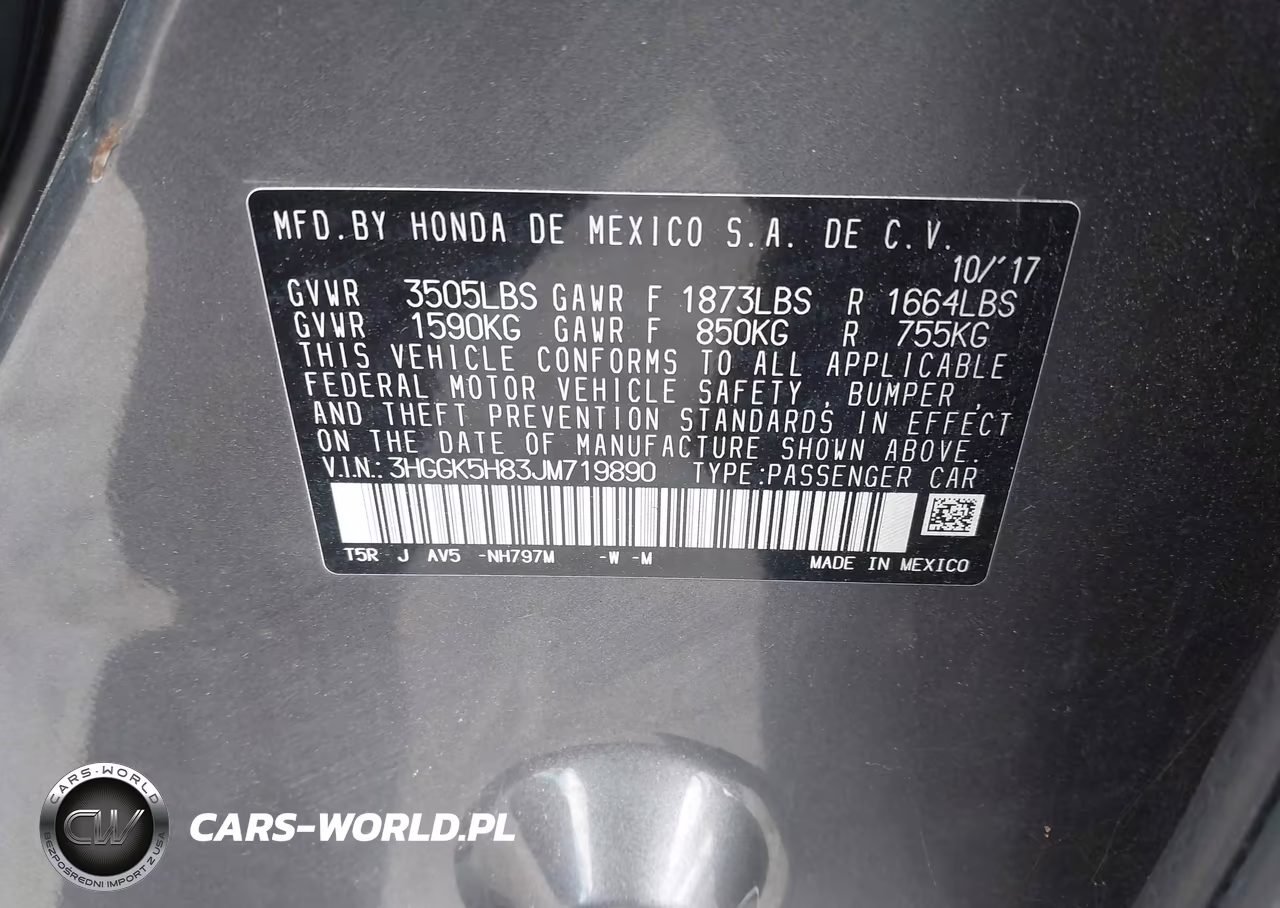 2018 Honda Fit Ex VIN:3HGGK5H83JM719890 - 9