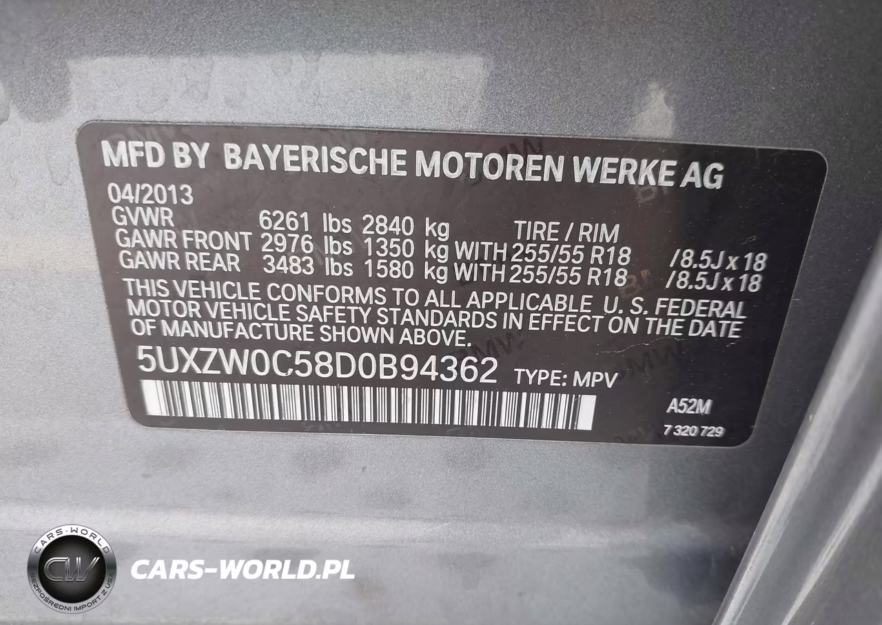 2013 BMW X5 xDrive35D VIN:5UXZW0C58D0B94362 - 9