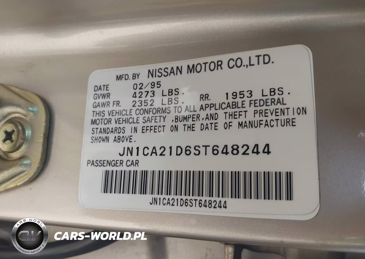 1995 Nissan Maxima Gle-Gxe-Se VIN:JN1CA21D6ST648244 - 9