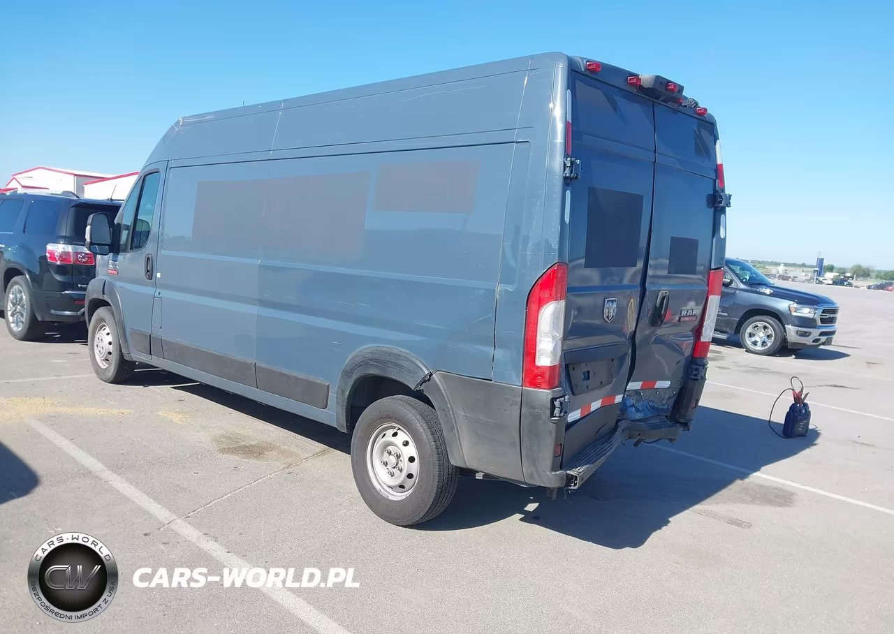 2019 Ram Promaster 2500 High Roof 159 Wb VIN:3C6TRVDG8KE520603 - 3