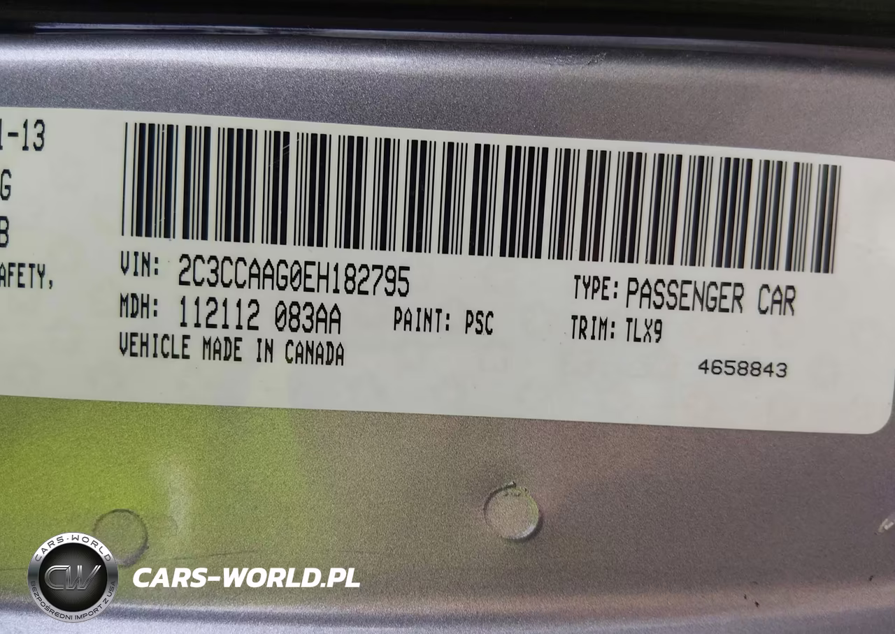 2014 Chrysler 300 VIN:2C3CCAAG0EH182795 - 9