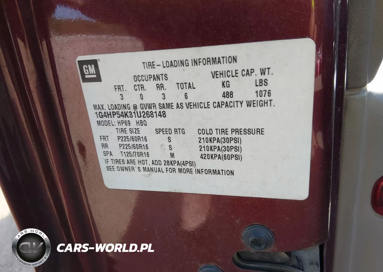 2001 Buick Lesabre Custom VIN:1G4HP54K31U268148 - 9
