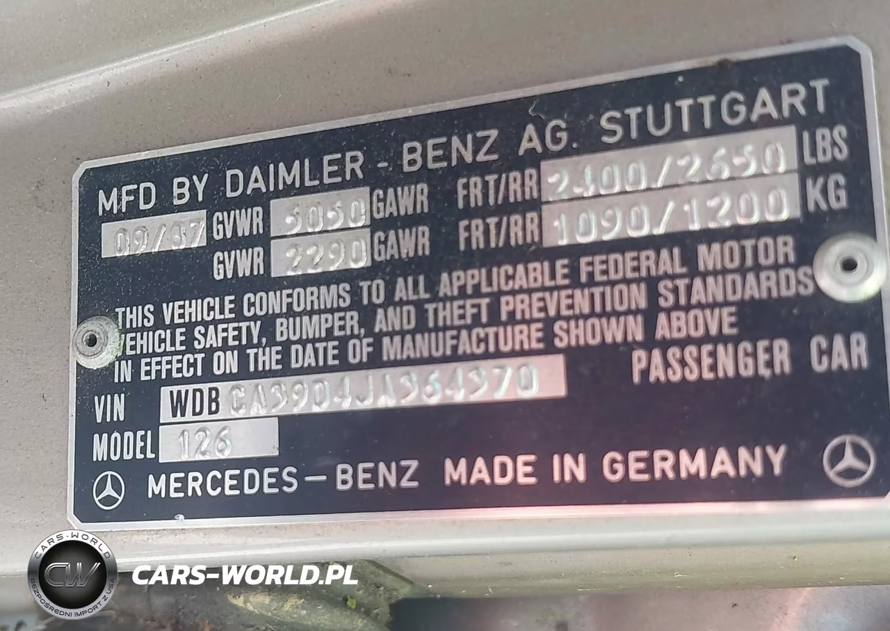 1988 Mercedes-Benz 560 Sel VIN:WDBCA39D4JA364370 - 9